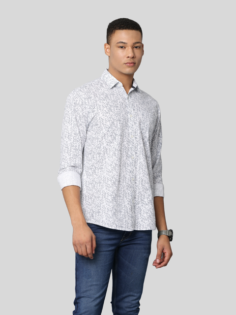 Men's Slim Fit Full Sleeve Casual Shirt