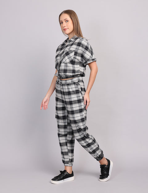 Women’s Grey Flannel Cord Set