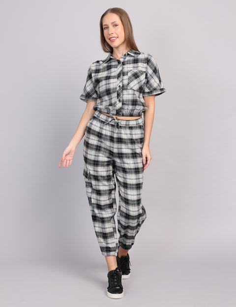 Women’s Grey Flannel Cord Set