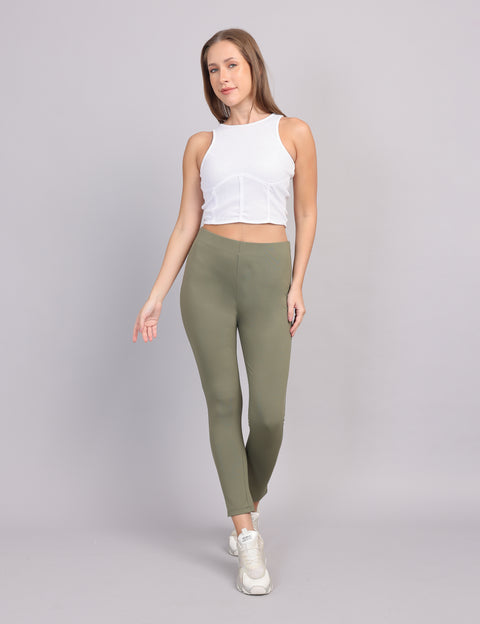 Women’s Slim Fit Tregging – Green