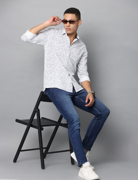 Men's Slim Fit Full Sleeve Casual Shirt