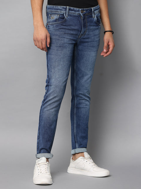 Men's Blue Slim Fit Stretchable Jeans