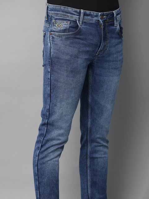 Men's Blue Slim Fit Stretchable Jeans