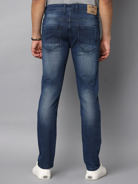 Men's Indigo Slim Fit Stretchable Jeans