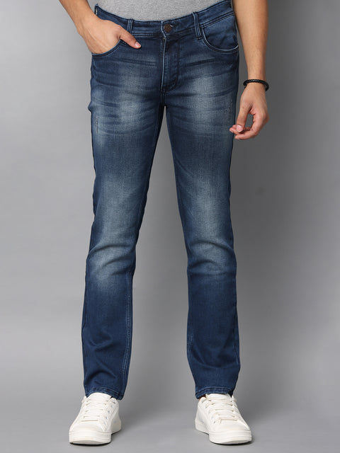 Men's Indigo Slim Fit Stretchable Jeans