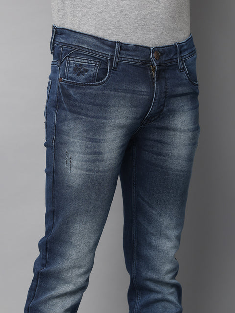 Men's Indigo Slim Fit Stretchable Jeans