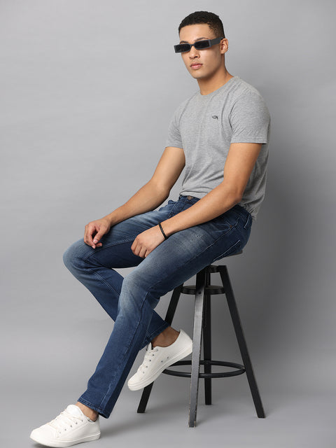 Men's Indigo Slim Fit Stretchable Jeans