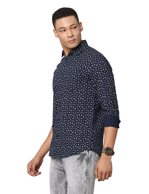 Men's Slim Fit Full Sleeve Casual Shirt