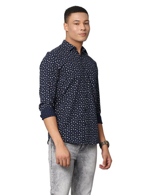 Men's Slim Fit Full Sleeve Casual Shirt