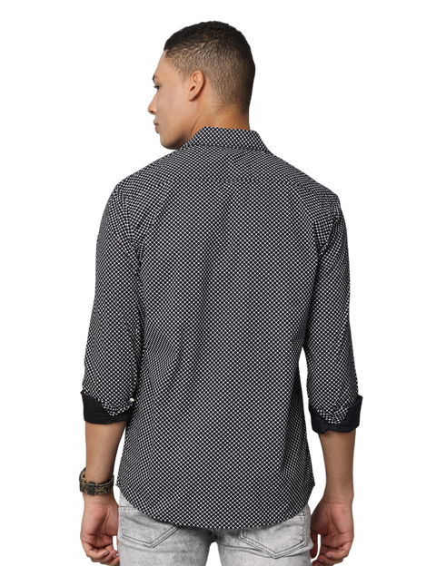 Men's Slim Flit Full Sleeve Casual Shirt