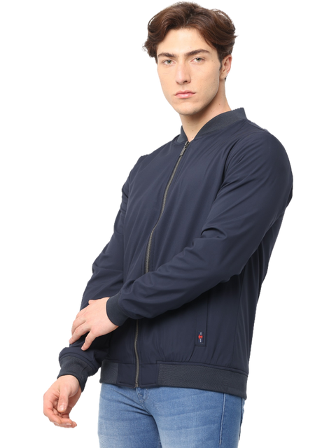 Men's Slim fit Windbreaker Jacket, Navy Blue