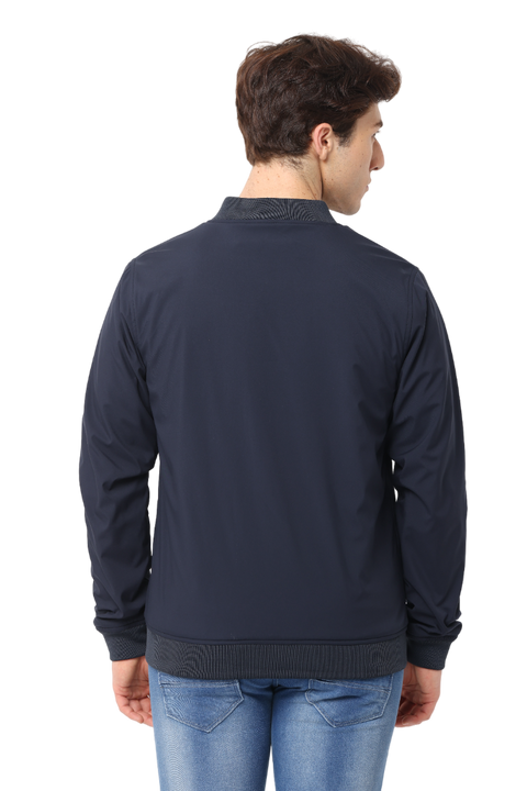 Men's Slim fit Windbreaker Jacket, Navy Blue