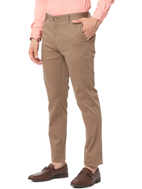 Men's Slim Fit Cotton Chino Pant, Khaki