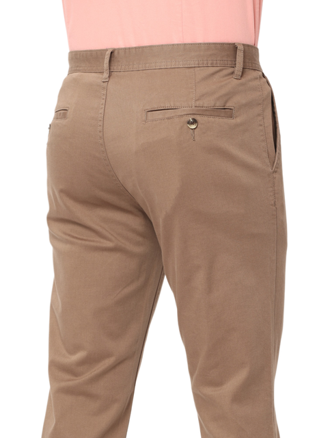 Men's Slim Fit Cotton Chino Pant, Khaki