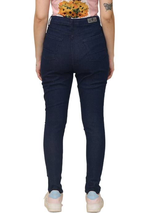 Women's Skinny Fit Mid Rise Core Jeans Trouser, Blue