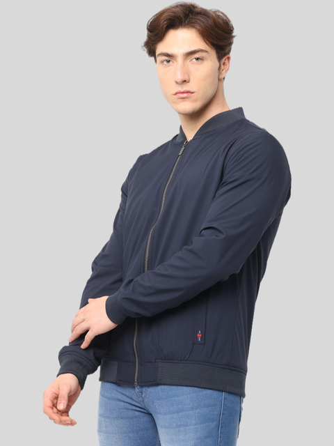 Men's Slim fit Windbreaker Jacket, Navy Blue