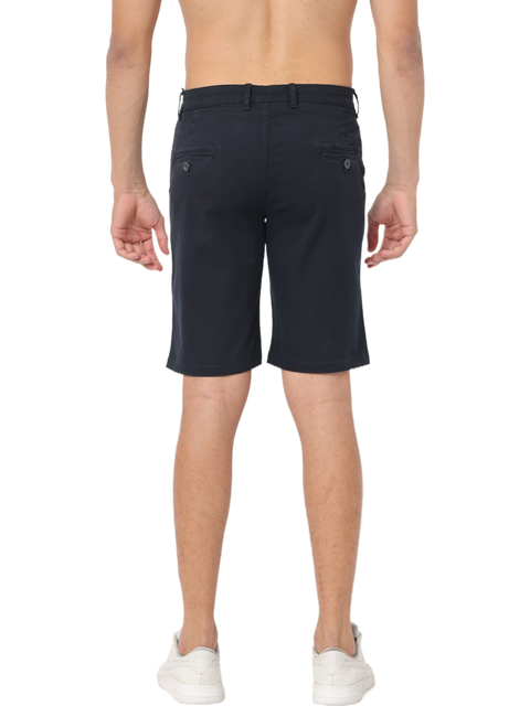 Men's Black Slim Fit Chino Shorts