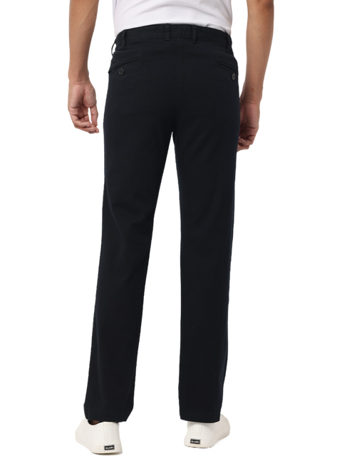 Men's Black Slim Fit Casual Chino Trouser