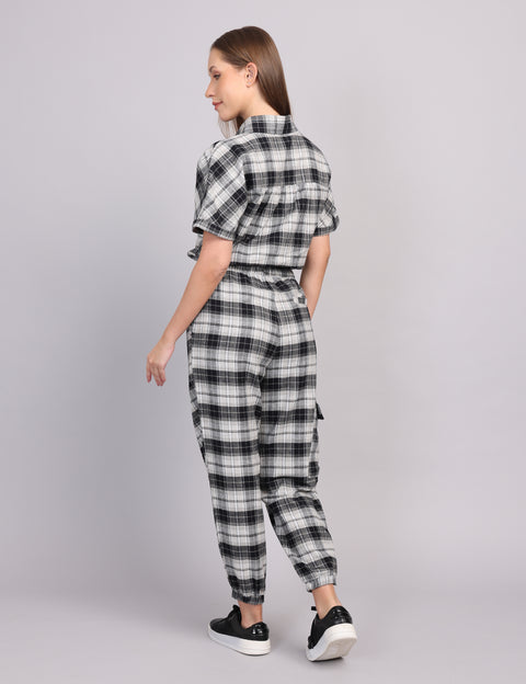 Women’s Grey Flannel Cord Set