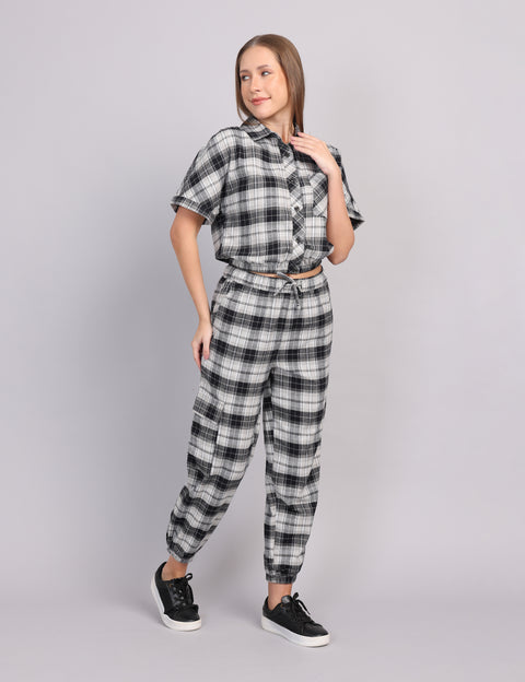 Women’s Grey Flannel Cord Set