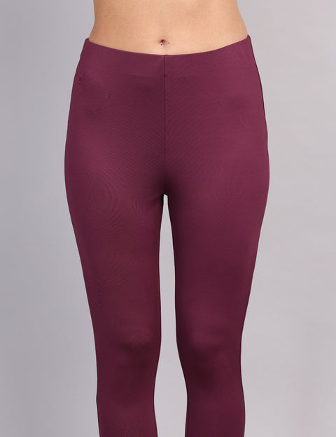 Wearhouse Women’s Slim Fit Tregging – Wine