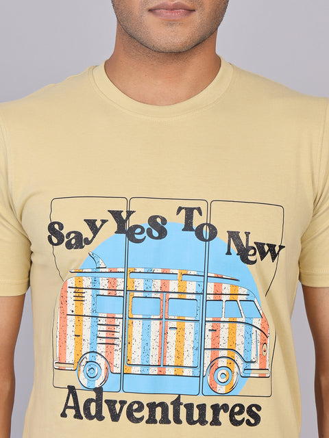 Men’s Skin Round Neck Cotton T-Shirt