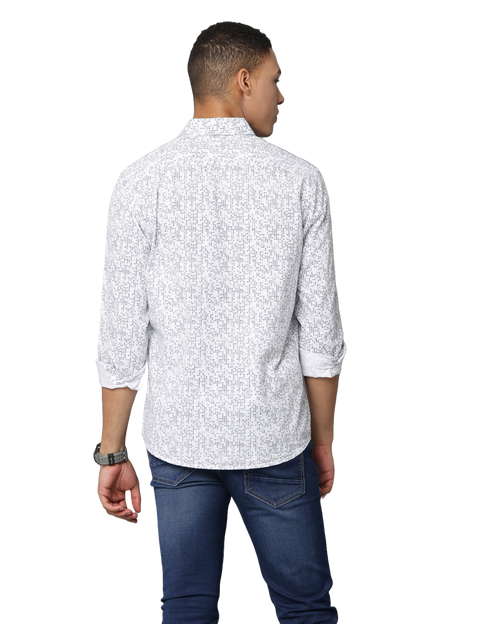 Men's Slim Fit Full Sleeve Casual Shirt