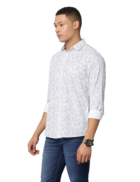 Men's Slim Fit Full Sleeve Casual Shirt